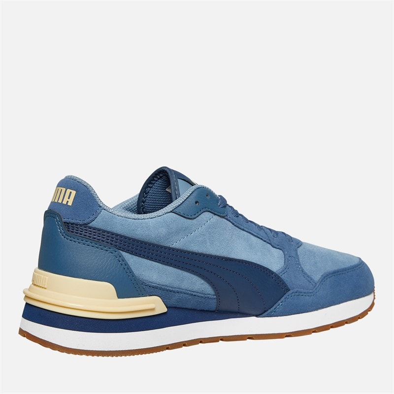 Puma Mens ST Runner V4 Suede Trainers Native Blue/Persian Blue/Dark Indigo - Image 5