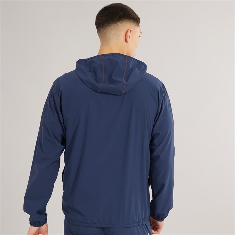 Puma Mens Puma Flex Tech Woven Jacket Club Navy - Image 2