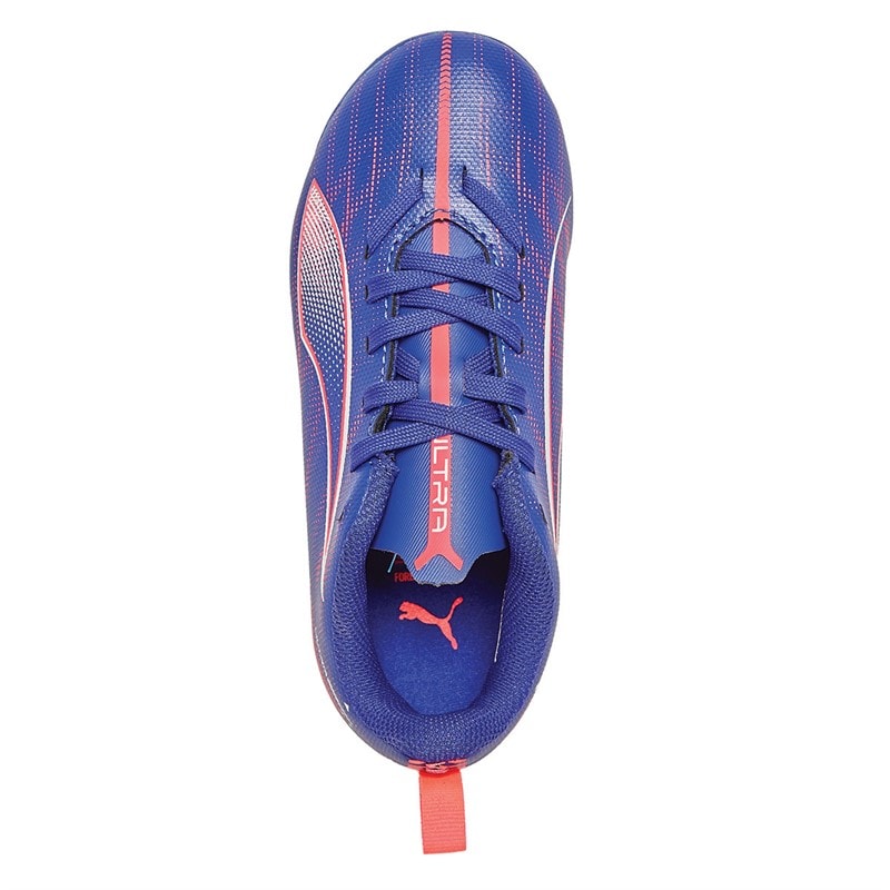 Puma Junior Ultra 5 Play FG/AG Firm/Artificial Ground Football Boots Lapis Lazuli - Image 4