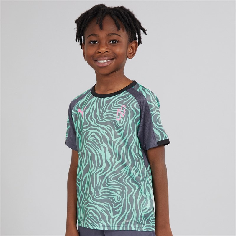 Puma Junior Boys Neymar JR Creativity Jersey Galactic Gray - Image 1