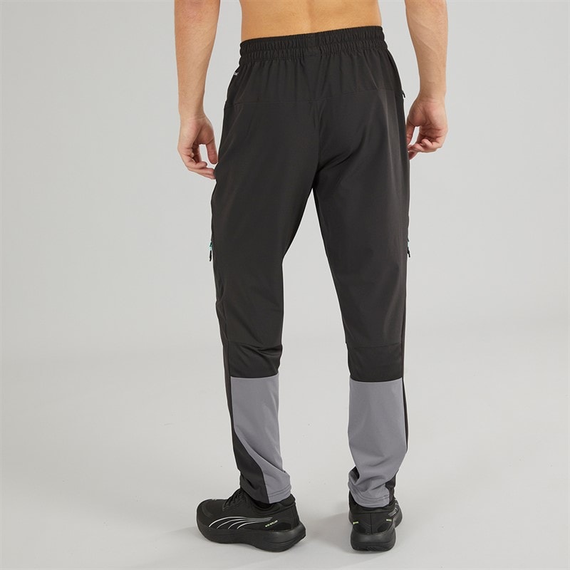 Puma Mens Train All Day dryCELL Woven Track Pants Black/Blue Grey - Image 3