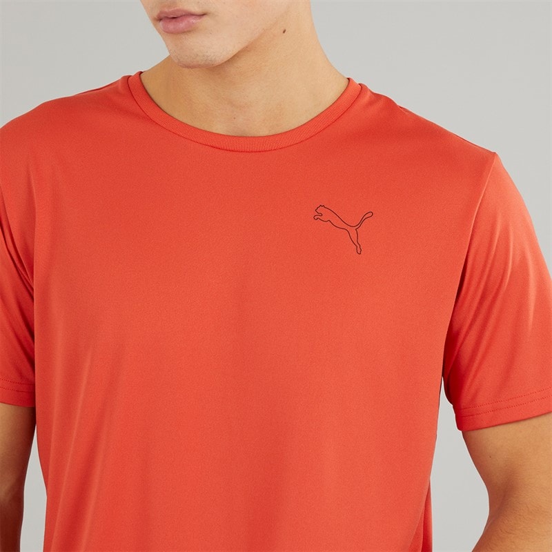 Puma Mens dryCELL Training Top Red Fire - Image 3