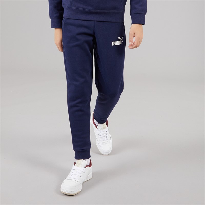 Puma Junior Boys Essentials Logo Sweat Pants Peacoat - Image 1