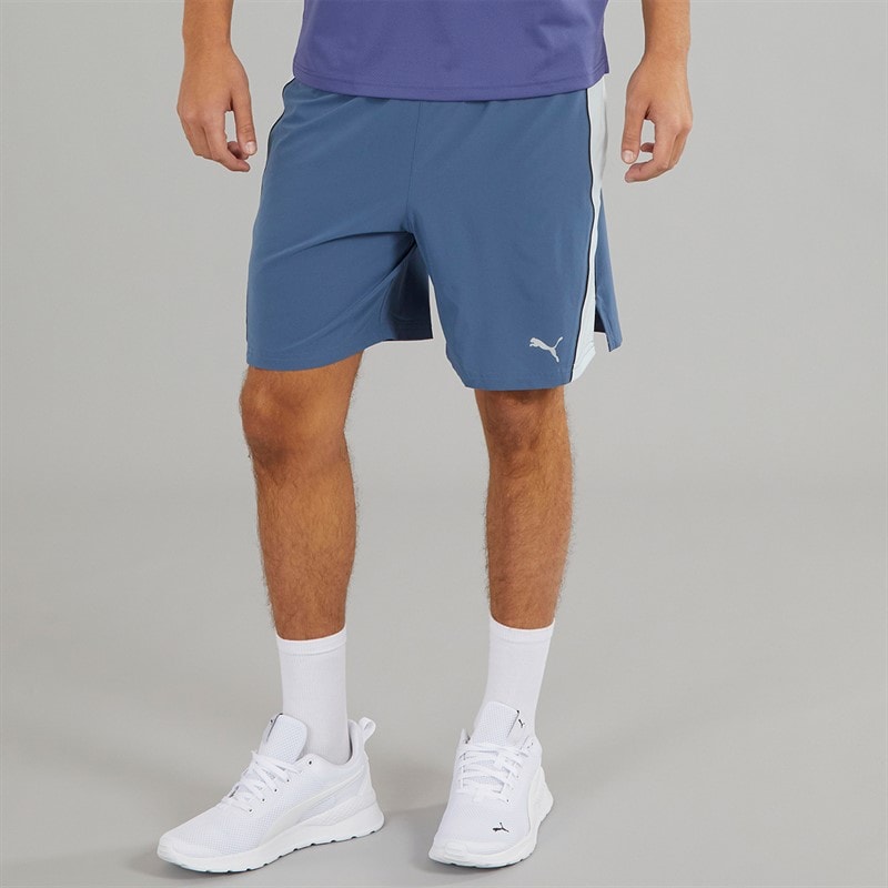 Puma Mens Velocity dryCELL 7 Inch Running Shorts Dark Indigo - Image 1