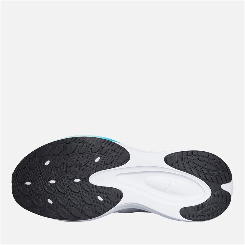 Puma Mens Darter Pro Profoam Neutral Running Trainers White/Black/Blue - Image 2