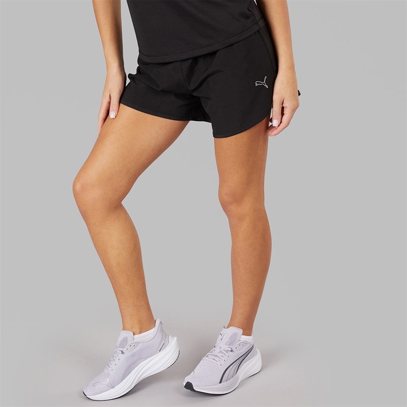 Puma Womens Active Training Woven Shorts Puma Black - Image 1