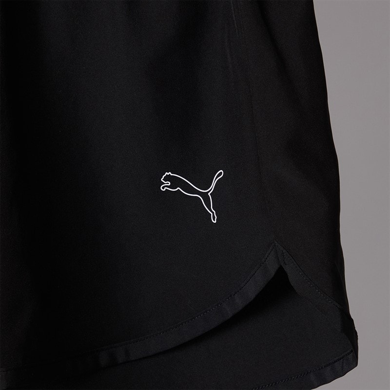 Puma Womens Active Training Woven Shorts Puma Black - Image 3