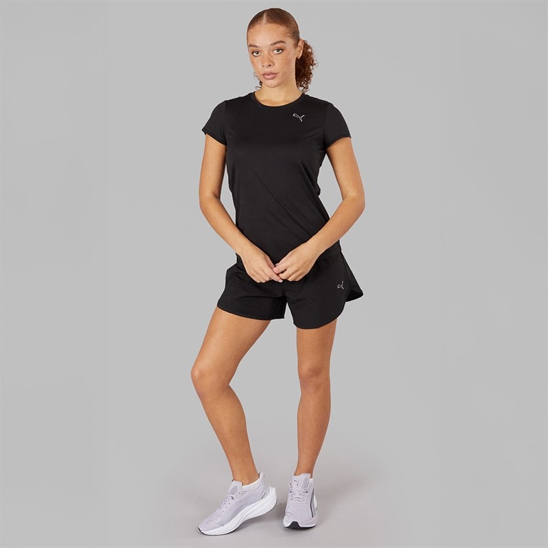 Puma Womens Active Training Woven Shorts Puma Black - Image 4