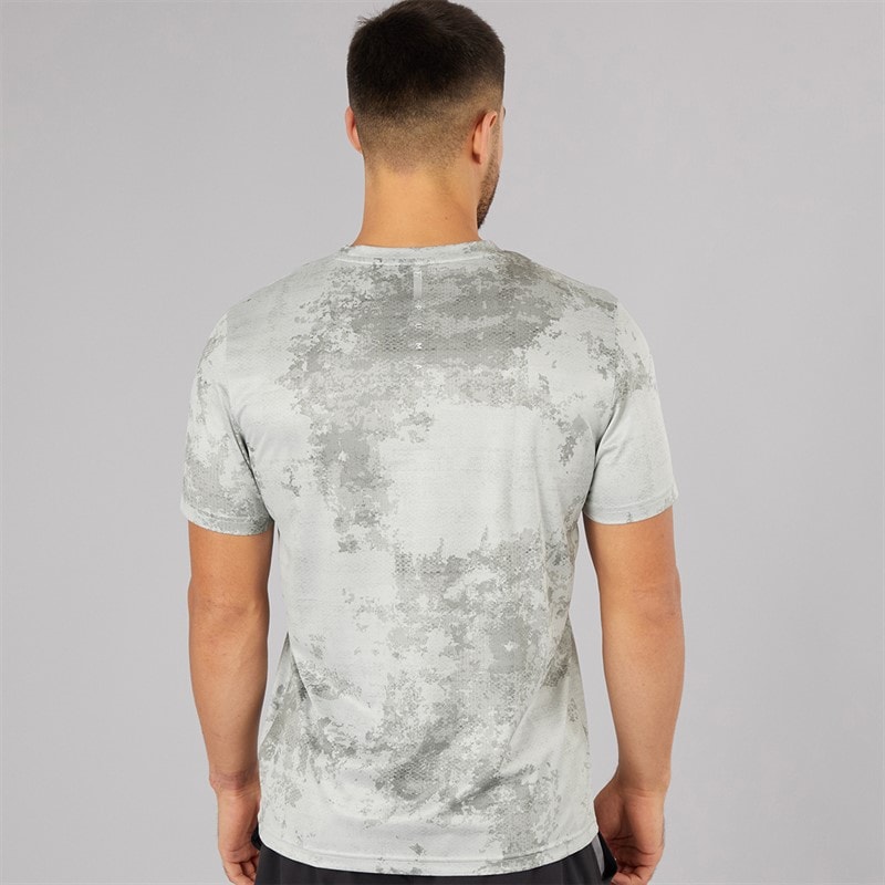 Puma Mens Flex Printed dryCELL Training Top Cool Dark Grey - Image 2