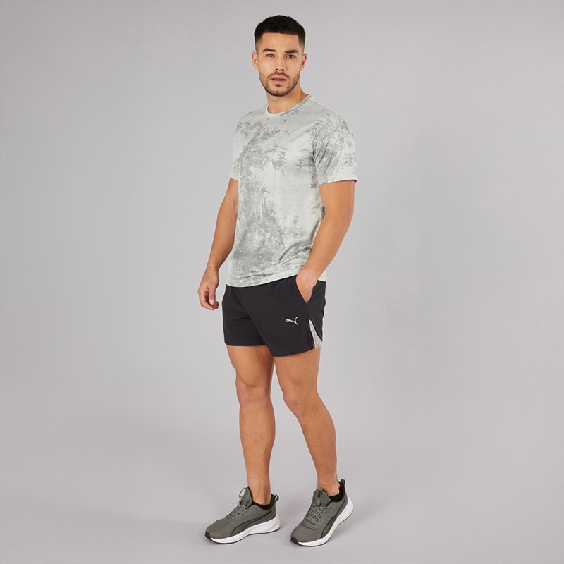 Puma Mens Flex Printed dryCELL Training Top Cool Dark Grey - Image 4