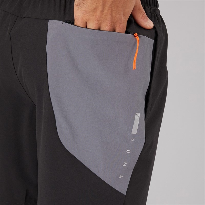 Puma Mens Flex Stretch Woven 7 Inch dryCELL Training Shorts Puma Black - Image 5