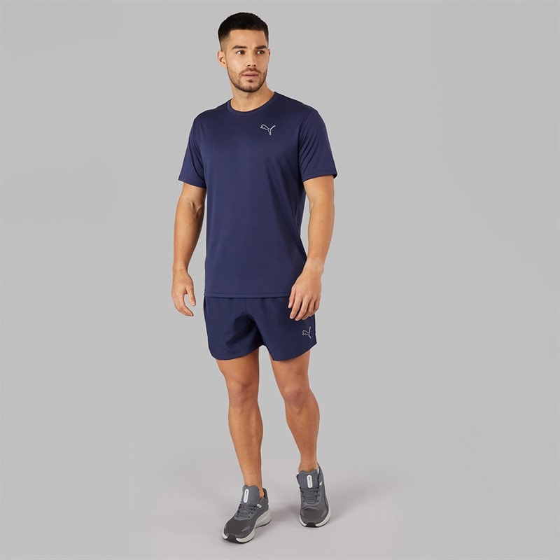 Puma Mens Training Shorts Puma Navy - Image 4