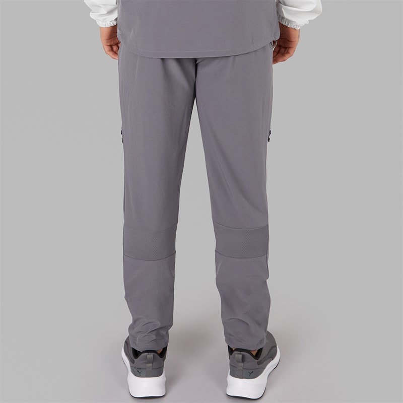 Puma Mens Train All Day Tech Woven Training Pants Grey/Purple - Image 2