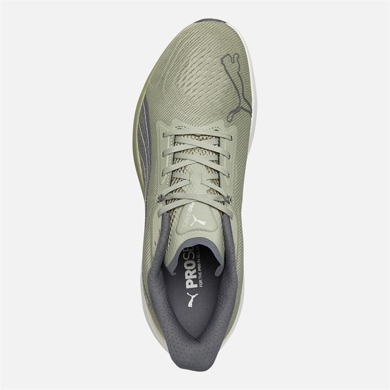 Puma Mens Darter Pro Profoam Neutral Running Trainers Green/Grey - Image 4