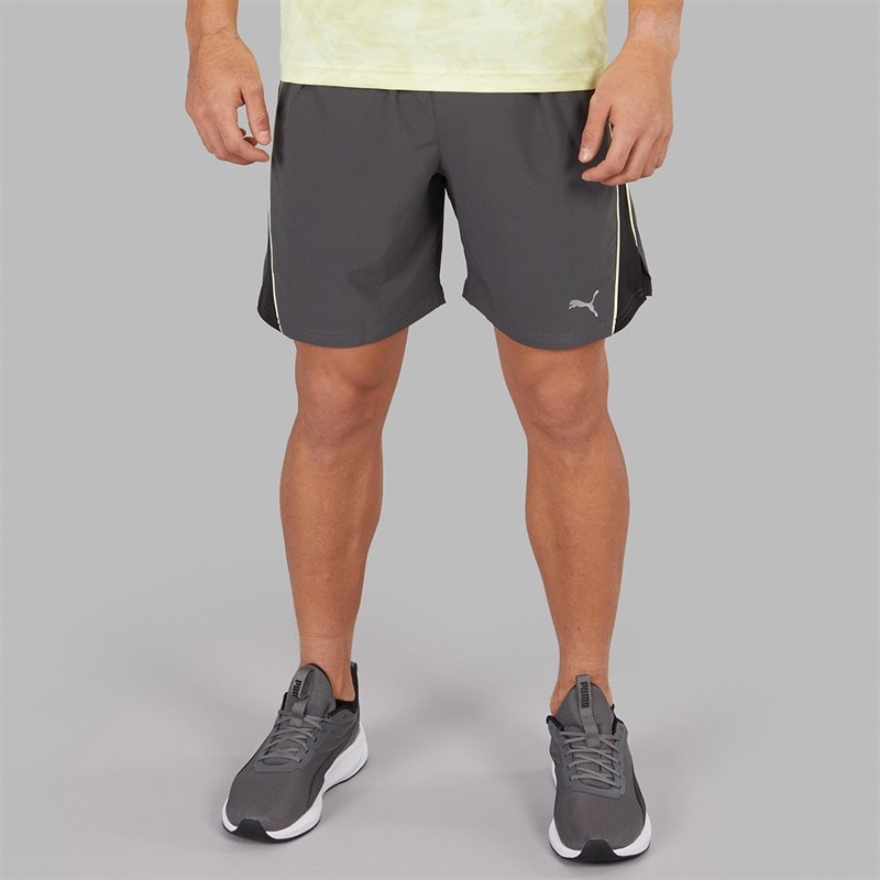Puma Mens Run Velocity 7 Inch Running Shorts Dusky Grey - Image 1
