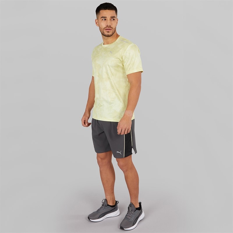 Puma Mens Run Velocity 7 Inch Running Shorts Dusky Grey - Image 4