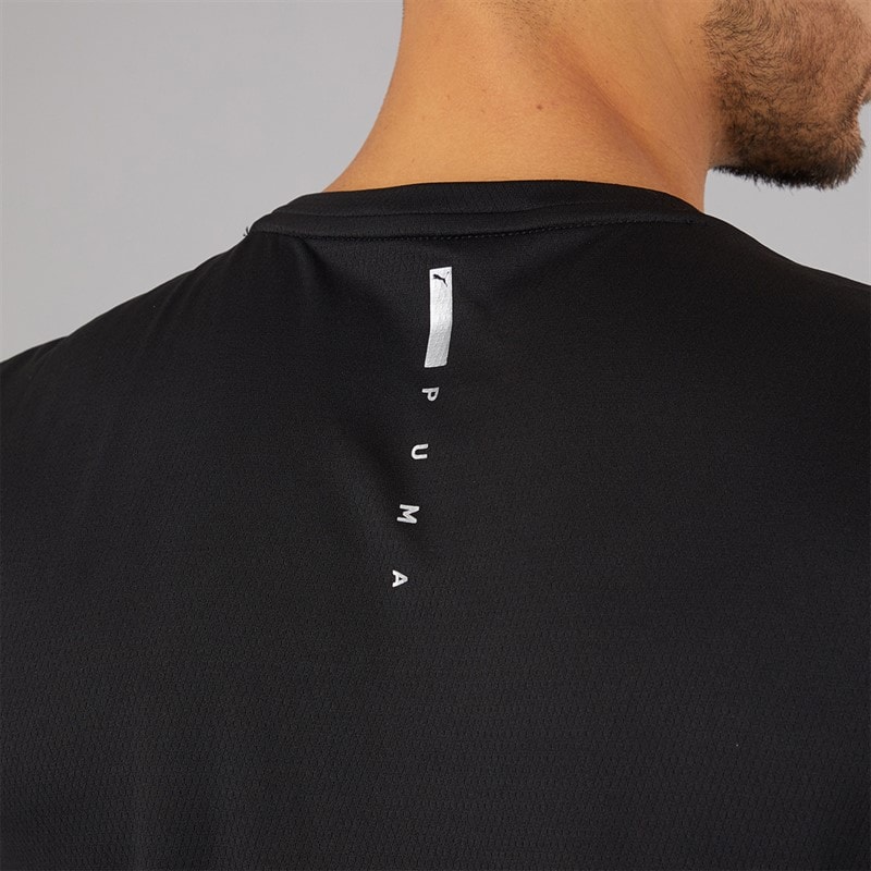 Puma Mens Flex Pocket Jacquard dryCELL Training Top Puma Black - Image 5