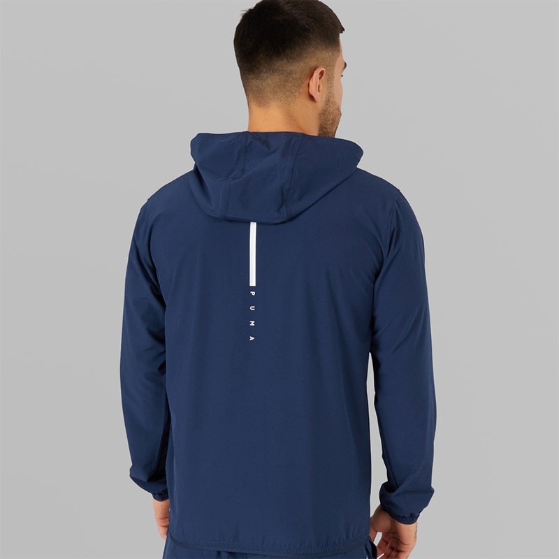 Puma Mens Flex Stretch dryCELL Woven Training Jacket Club Navy - Image 2