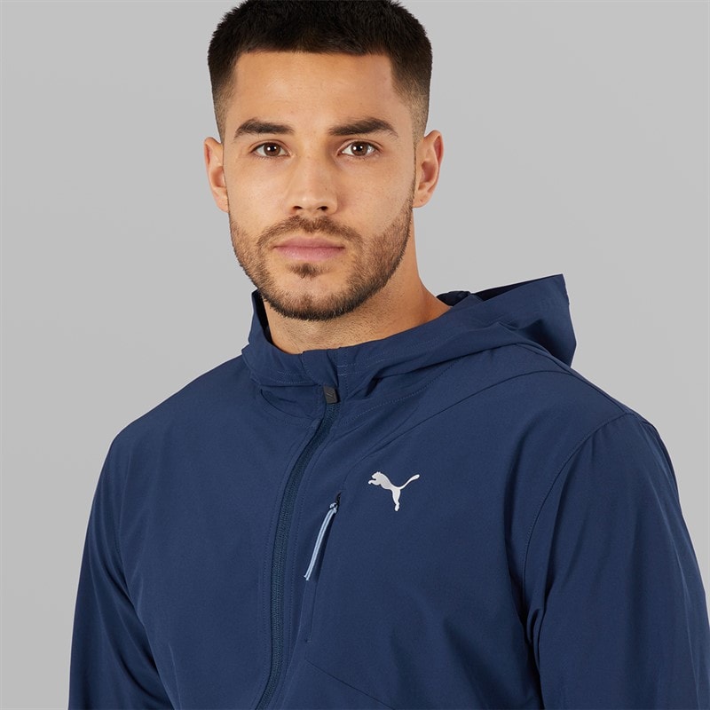 Puma Mens Flex Stretch dryCELL Woven Training Jacket Club Navy - Image 3