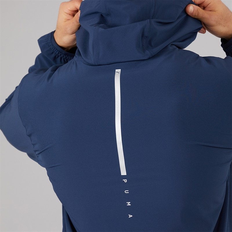 Puma Mens Flex Stretch dryCELL Woven Training Jacket Club Navy - Image 5