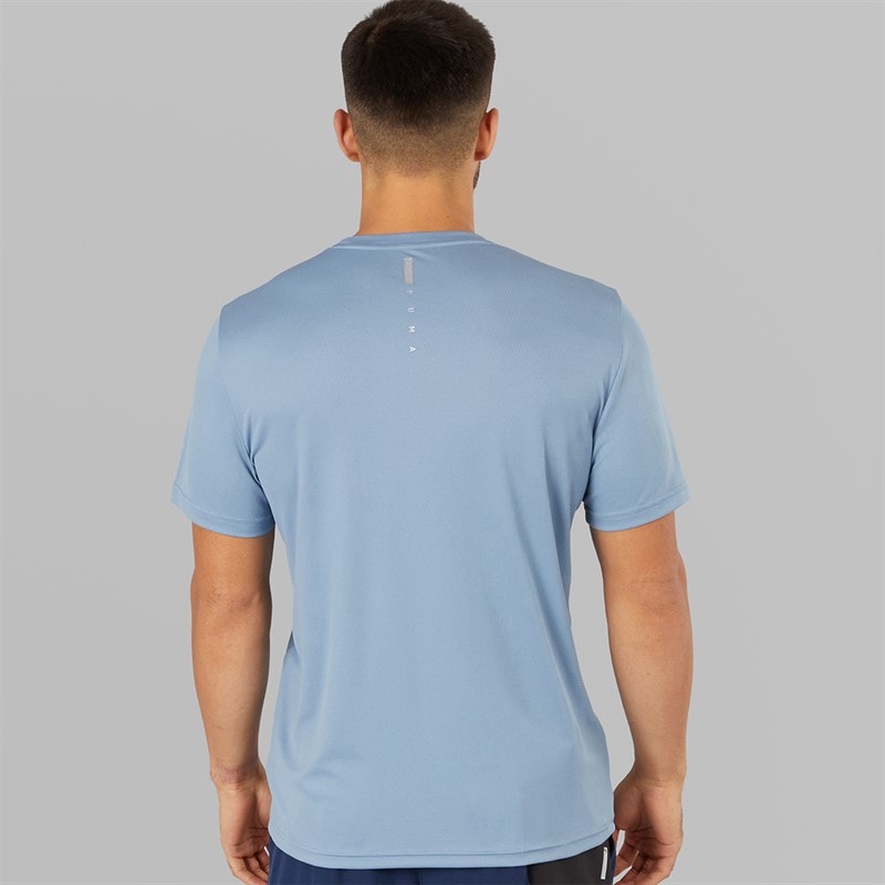 Puma Mens Flex Pocket Jacquard dryCELL Training Top Cool Blue - Image 2