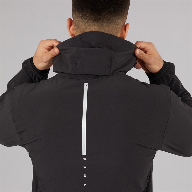 Puma Mens Flex Stretch dryCELL Woven Training Jacket Puma Black - Image 3
