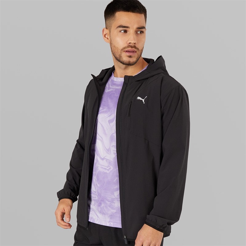 Puma Mens Flex Stretch dryCELL Woven Training Jacket Puma Black - Image 5