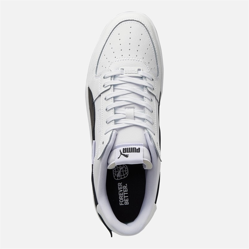 Puma Mens Caven 2.0 VTG Trainers White/Black Puma White/Puma Black - Image 4