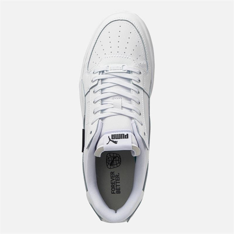 Puma Mens Caven 2.0 VTG Trainers Black/White Puma White/Puma White/Black - Image 4
