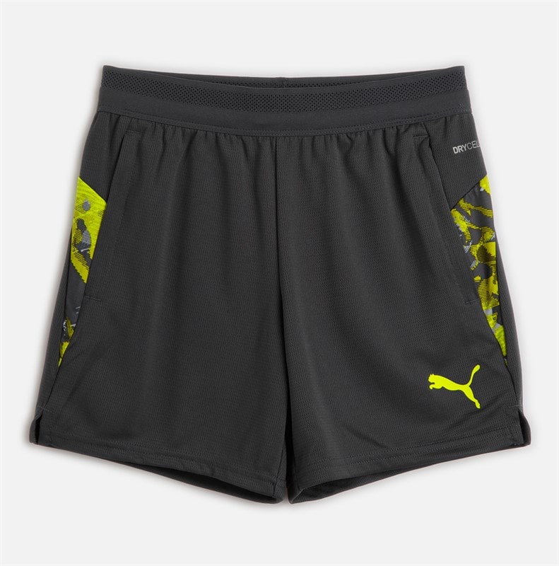 Puma Junior Boys Individualcup Shorts Galactic Gray - Image 1