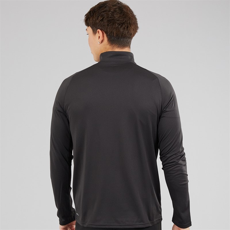 Puma Mens Train All Day Tech 1/4 Zip Training Top Puma Black - Image 2