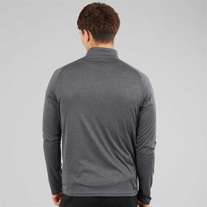 Puma Mens Train All Day Tech Heather 1/4 Zip Training Top Dusky Grey Dusky Grey Heather - Image 2