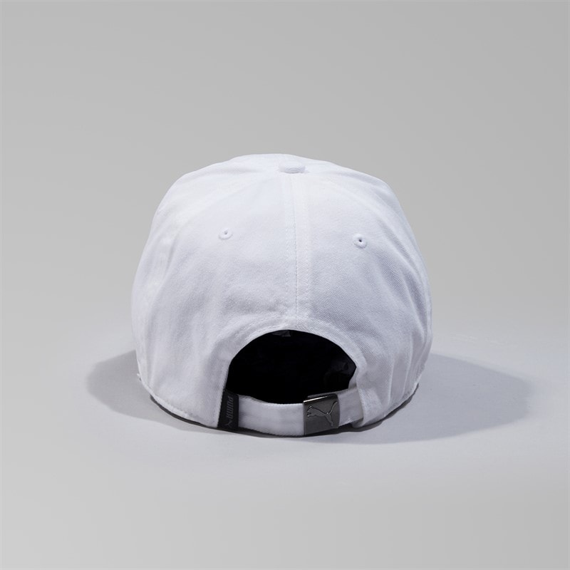 Puma Mens Premium Essentials Classic Cap Puma White - Image 2