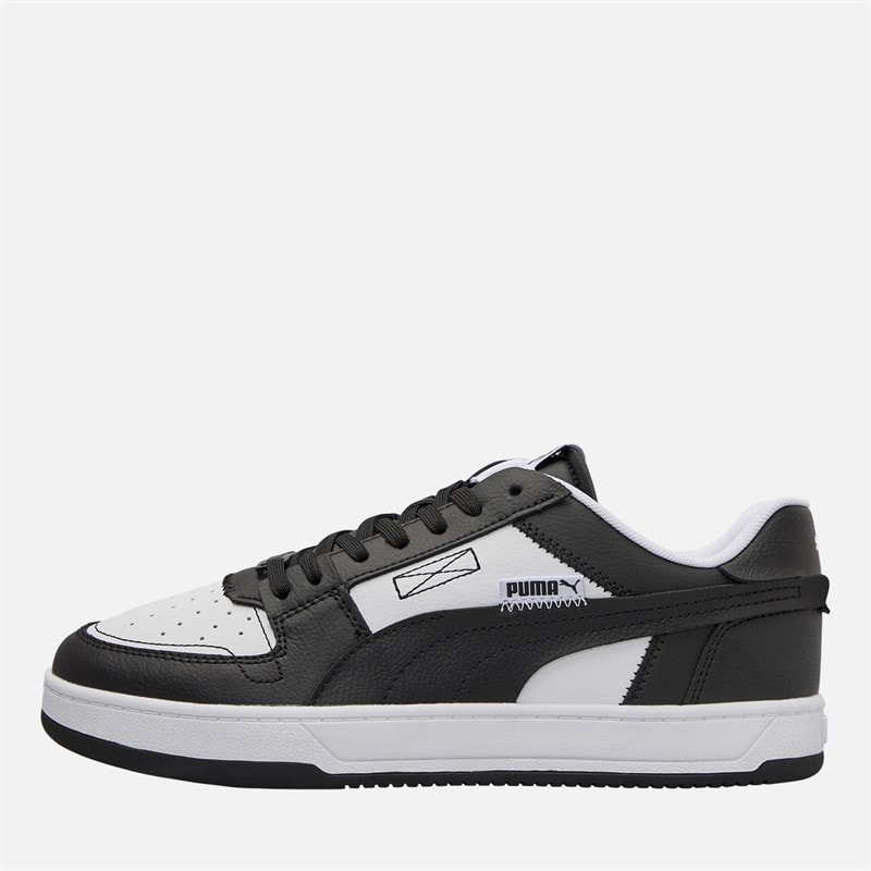 Puma Mens Caven 2.0 VTG Trainers Black/White Puma White/Puma Black/White - Image 1