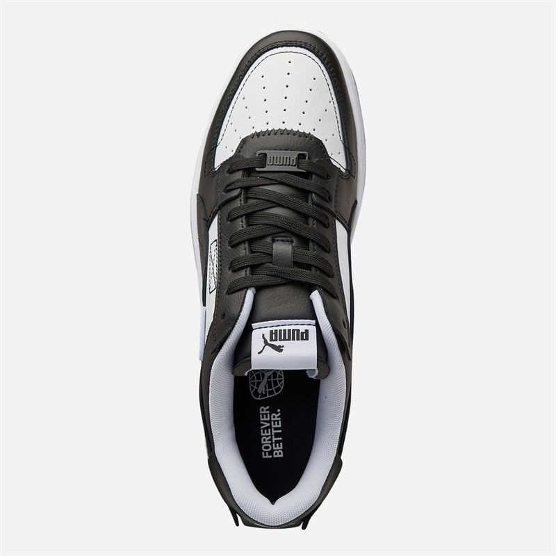 Puma Mens Caven 2.0 VTG Trainers Black/White Puma White/Puma Black/White - Image 4