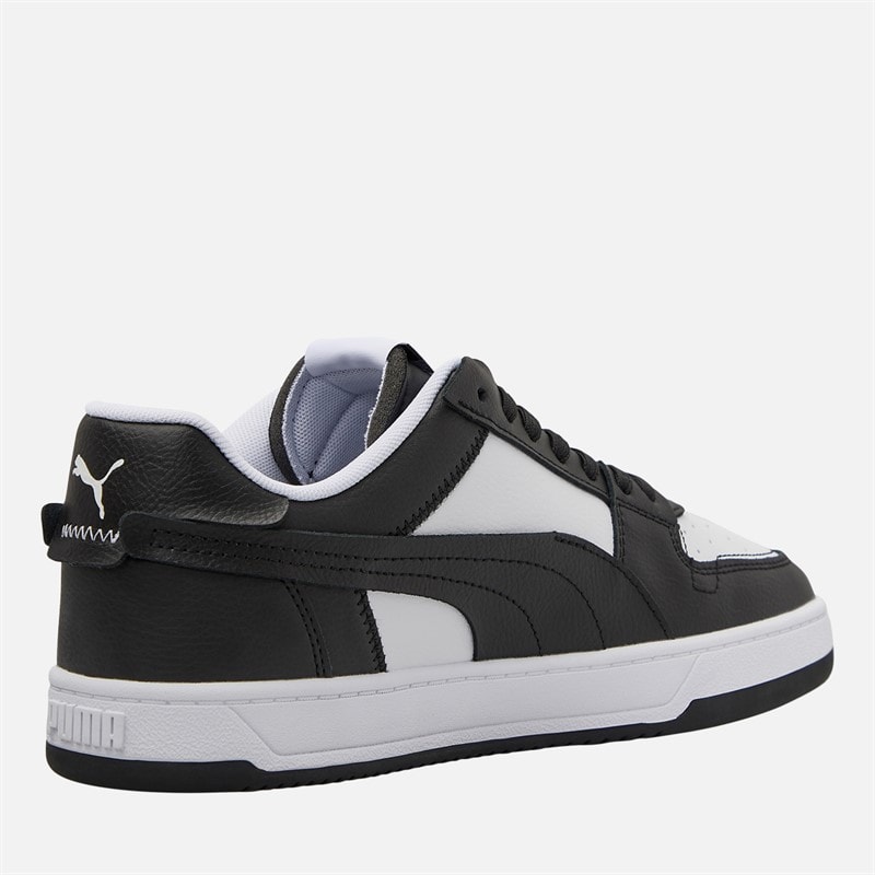 Puma Mens Caven 2.0 VTG Trainers Black/White Puma White/Puma Black/White - Image 5