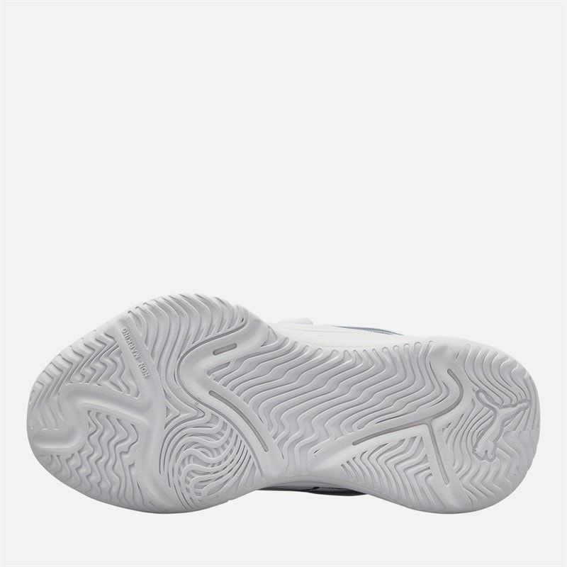 Puma Boys Varion II Velcro Trainers Puma White Puma White/Blue Horizon - Image 2