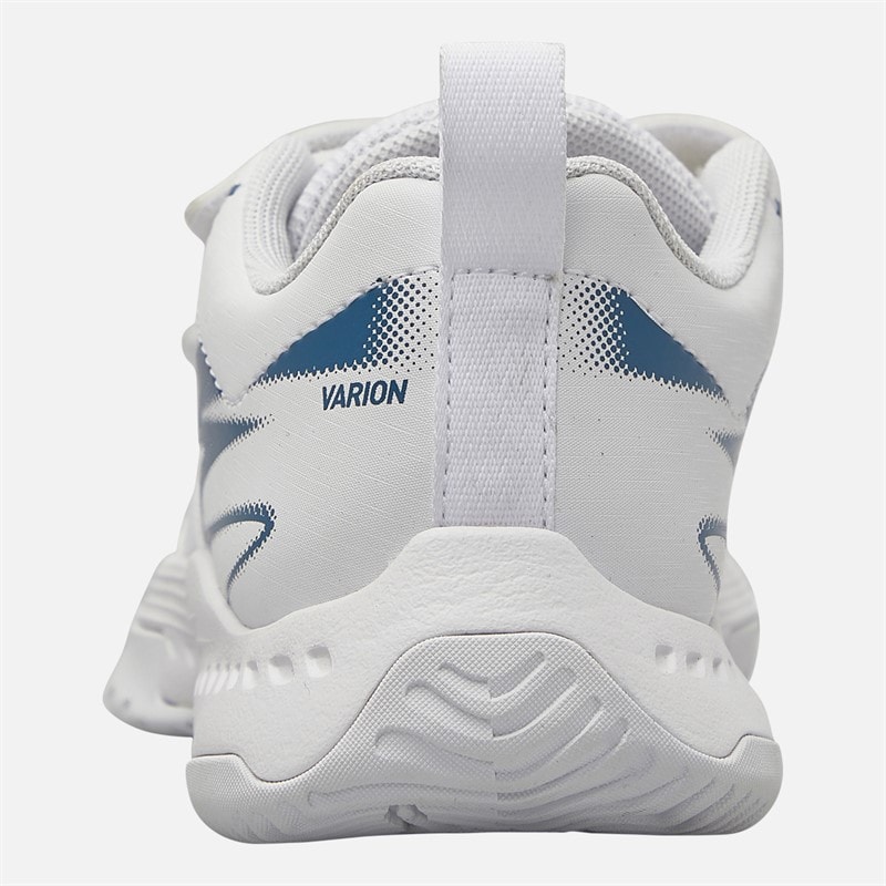 Puma Boys Varion II Velcro Trainers Puma White Puma White/Blue Horizon - Image 3