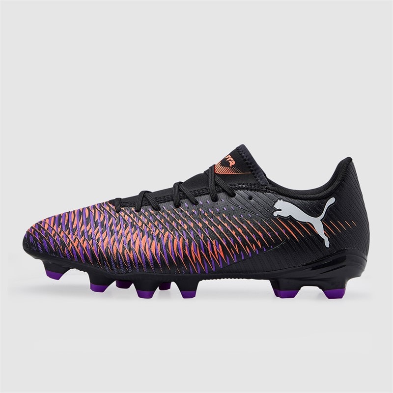 Puma Mens Future 8 Play FG/AG Firm/Artificial Ground Football Boots Puma Black Black/White/Glowing Red - Image 2