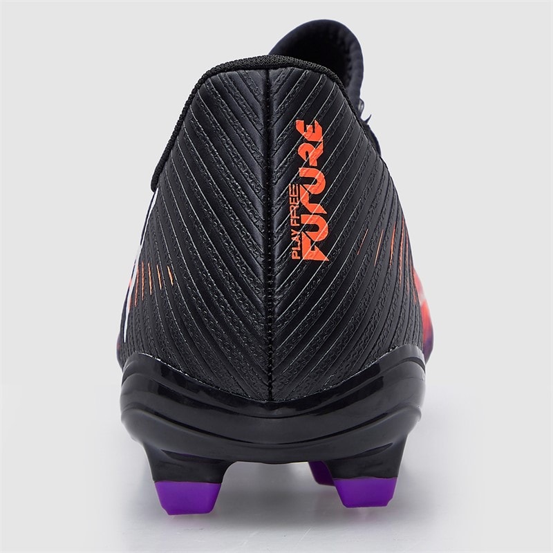 Puma Mens Future 8 Play FG/AG Firm/Artificial Ground Football Boots Puma Black Black/White/Glowing Red - Image 4