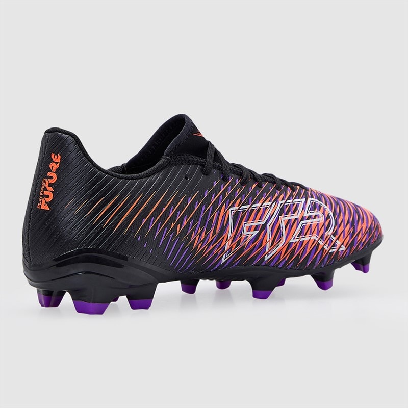 Puma Mens Future 8 Play FG/AG Firm/Artificial Ground Football Boots Puma Black Black/White/Glowing Red - Image 5