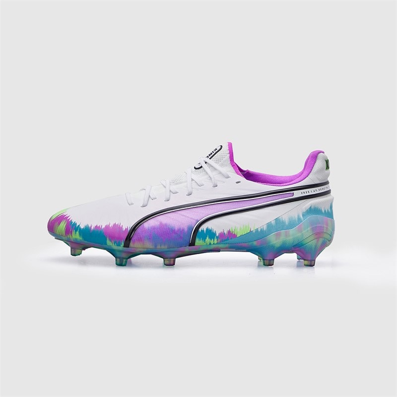 Puma Mens King Ultimate Brilliance FG/AG Firm/Artificial Ground Football Boots Puma White/Clyde Royal - Image 2