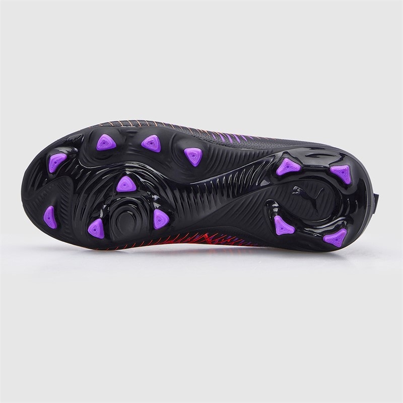 Puma Boys Future 8 Play FG/AG Firm/Artificial Ground Football Boots Black/White/Glowing Red - Image 3