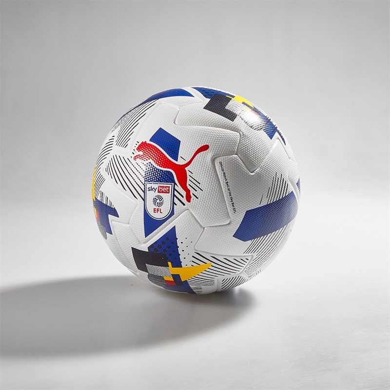 Puma Orbita 1 EFL Sky Bet Match Football (FIFA Quality Pro Certified) Puma White/Multicolour - Image 1