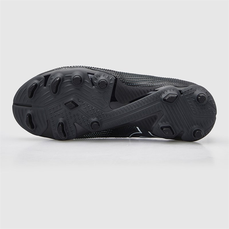 Puma Junior Boys Future 7 Match FG/AG Firm/Artificial Ground Football Boots Puma Black/Puma White - Image 3