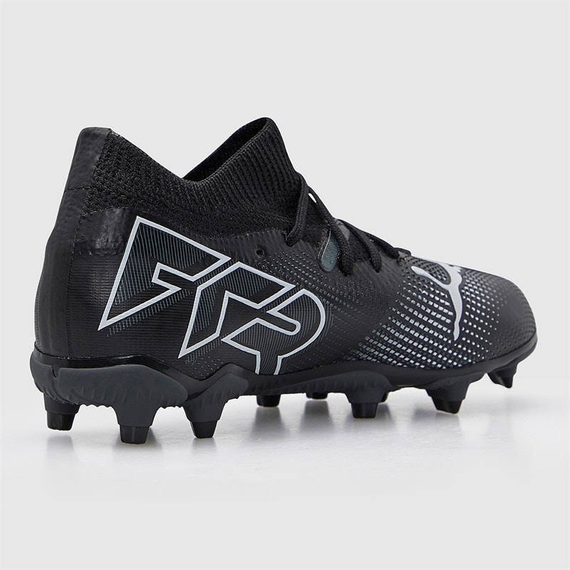 Puma Junior Boys Future 7 Match FG/AG Firm/Artificial Ground Football Boots Puma Black/Puma White - Image 5