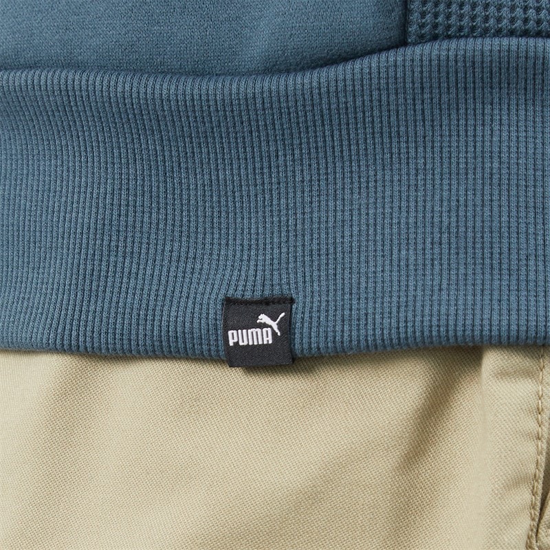 Puma Mens Premium Basics Hoodie Gray Skies - Image 5