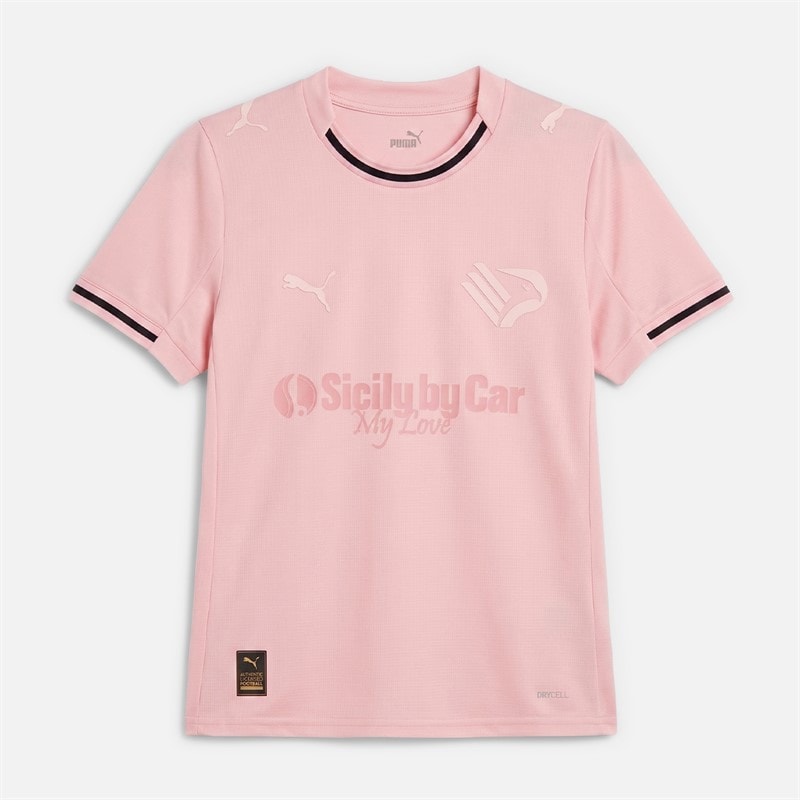 Puma Junior Boys Palermo Home Jersey Team Light Pink/Bright Pink