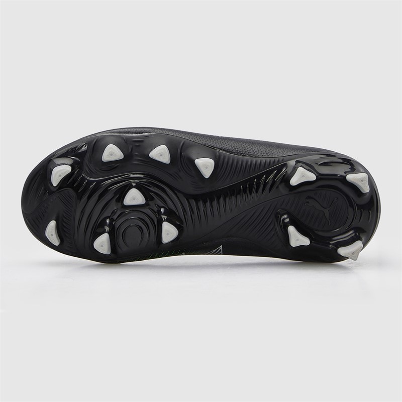 Puma Junior Boys Future 8 Play FG/AG Firm/Artificial Ground Football Boots Black/Cool Gray/ Fluorescent Green Black/Cool Gray/Fluorescent Green - Image 3