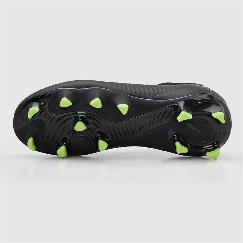 Puma Junior Boys Future 8 Pro FG/AG Firm/Artificial Ground Football Boots Black/Fizzy Light/Green - Image 3